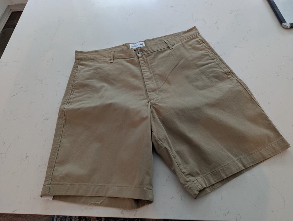 Saddlebread Shorts Khaki Mens 36W NWT 9" Inseam Casual Dress NWT